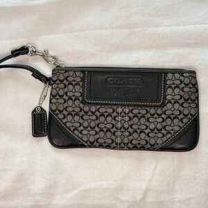 Coach Mini Signature Wristlet